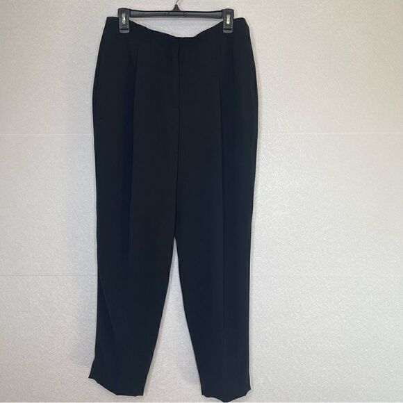 ZARA Flowy High Waisted Dress Pants Black L - Picture 2 of 5